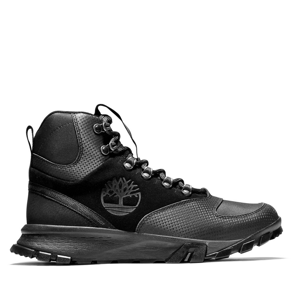 Botas de Montaña Timberland Argentina Hombre - Garrison Trail Waterproof Altas - Negras - LDMQTI-623